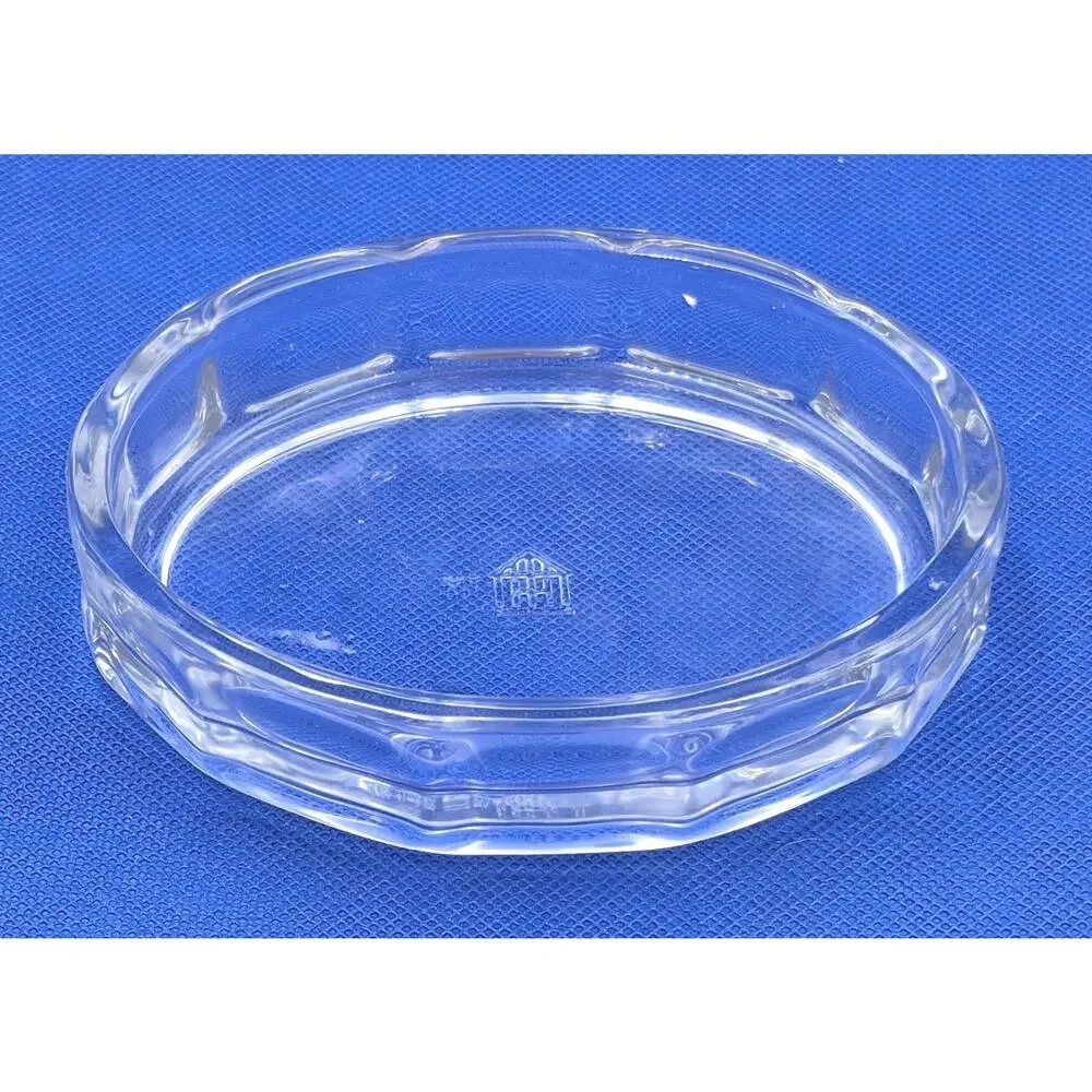Hearth & Hand Clear Glass Oval Trinket or Soap Dish 5x4x1